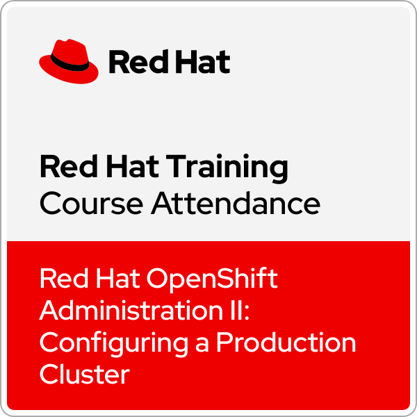 Red Hat OpenShift Administration II