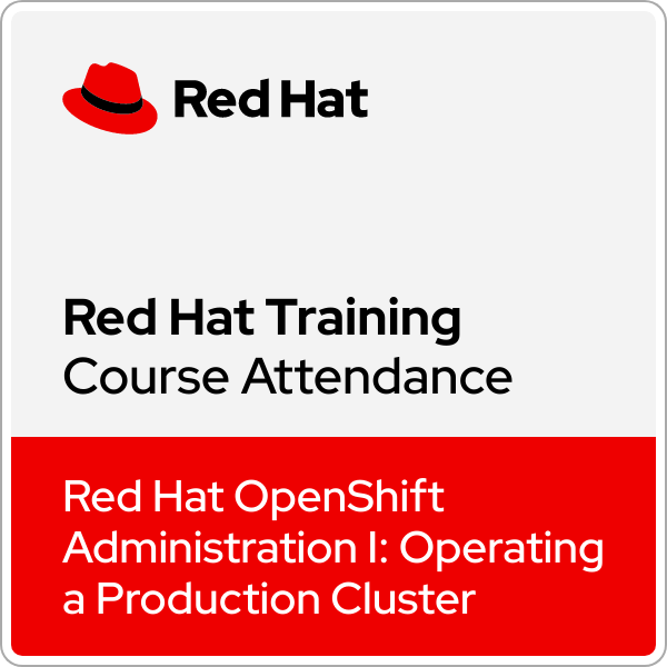 Red Hat OpenShift Administration I